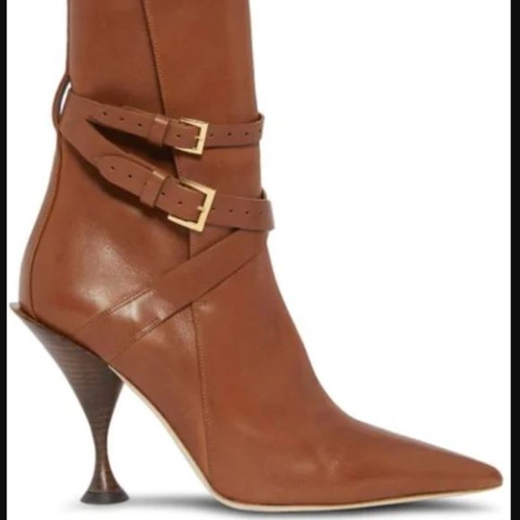 COPY - Burberry Women's Hadfield Pedestal Heel Boots EU 39 - Picture 1 of 13